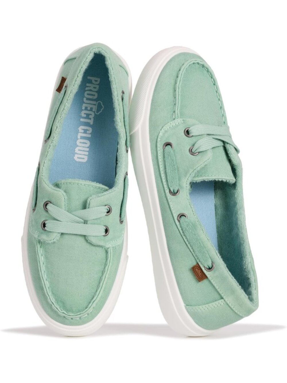 Womens Hemlock Canvas Project Cloud Canvas Sneakers Memory Foam Slip On Loafers